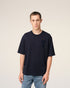 AMI PARIS Navy Cotton Ami de Coeur Patch T-Shirt Mens Apparel